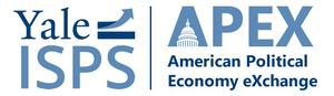 Yale ISPS / APEX American Political Economy eXchange logo